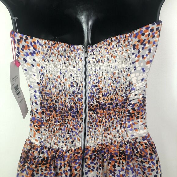 NEW PARKER Melrose Silk Dress Confetti Print  S - Picture 5 of 11